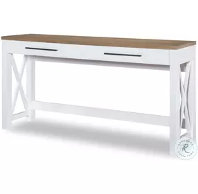 Franklin White Sofa Table