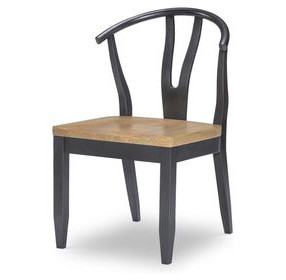 Franklin Harvest Oak and Aged Black Side Chair Set of 2