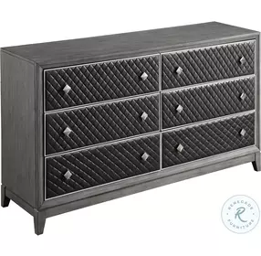 West End Wire Brushed Gray Dresser