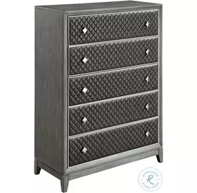 West End Wire Brushed Gray Chest