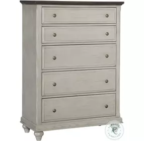 Mossbrook Dark Brown And Light Gray Chest