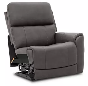 Carter Smoke Zero Gravity RAF Power Recliner with Power Headrest and Lumbar