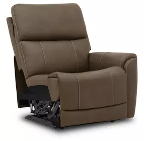 Carter Cappuccino Zero Gravity RAF Power Recliner with Power Headrest and Lumbar