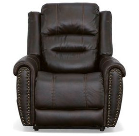 Oscar Dark Brown Power Lift Recliner With Power Headrest And Lumbar