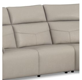 Vernon Dove Gray Zero Gravity Armless Power Recliner with Power Headrest and Lumbar