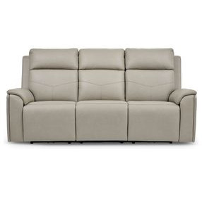Vernon Dove Gray 86" Zero Gravity Power Reclining Sofa with USB Charging and LED