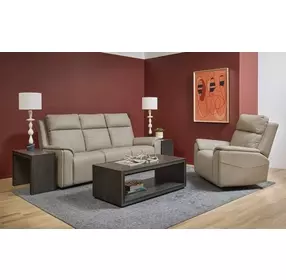 Vernon Dove Gray Zero Gravity Power Reclining Living Room Set