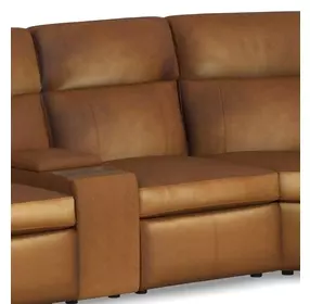 Wyatt Canyon Brown Leather Armless Chair