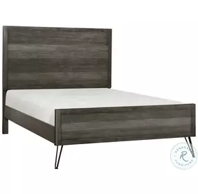 Urbanite Gray California King Panel Bed