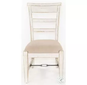 Seabright White Sand Ladderback Dining Chair Set of 2