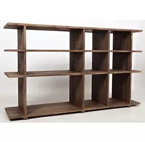 Conundrum Wire Brush Grey Wash Bookcase