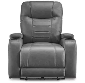 Schooner Rocks Slate Power Recliner with USB Charging and LED