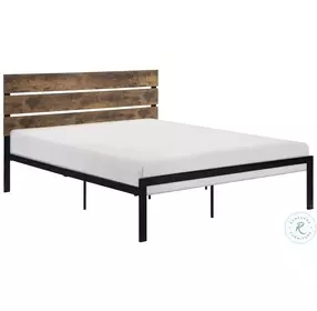 Marshall Brown And Black Full Platform Bed