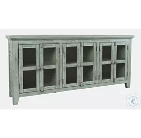 Rustic Shores Surfside 6 Door Low Accent Cabinet