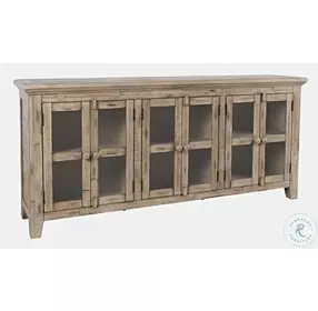 Rustic Shores Watch Hill 6 Door Low Accent Cabinet