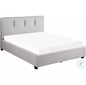 Aitana Gray California King Upholstered Platform Bed