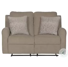 Calvin Putty Reclining 55.5" Loveseat