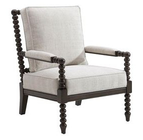 Maarten Ivory Upholstered Accent Chair