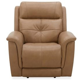 Ranger Oakridge Brown Leather Zero Gravity Power Recliner with USB Charging and Heat Massage