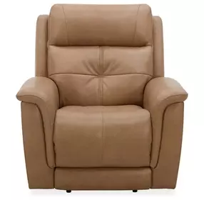 Ranger Oakridge Brown Leather Zero Gravity Power Recliner with USB Charging and Heat Massage