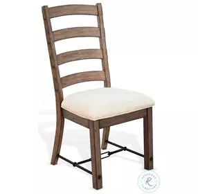 Velden Hollow Buckskin Ladderback Dining Chair Set of 2