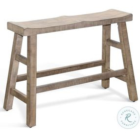 Ember Grace Beach Pebble 33" Counter Height Dining Bench