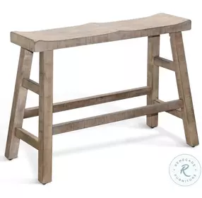 Ember Grace Beach Pebble 33" Counter Height Dining Bench