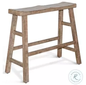 Autumn Echo Beach Pebble 33" Bar Bench