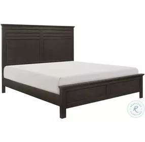 Blaire Farm Charcoal Gray Full Panel Bed