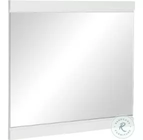 Kerren White High Gloss Mirror