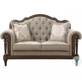 Heath Court Brown Loveseat
