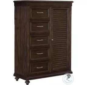 Cardano Driftwood Charcoal Wardrobe Chest