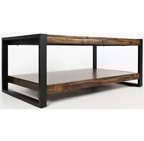 Loftworks Distressed Brown Cocktail Table