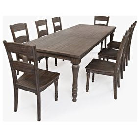 Madison County Barnwood Brown 9 Piece Dining Set