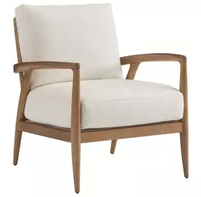 Key Biscayne Anchorage Ivory Upholstered Accent Chair