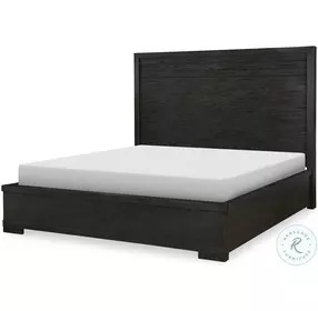 Westwood Dark Charred Oak Queen Panel Bed