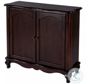 Leyden Dark Brown European Accent Cabinet