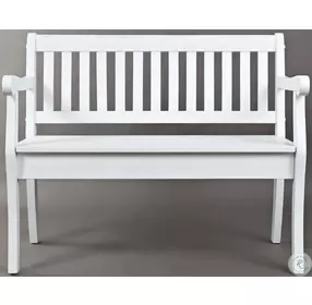 Artisans Craft Distressed Weathered White Storage Bench