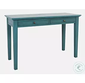 Craftsman Antique Blue Desk