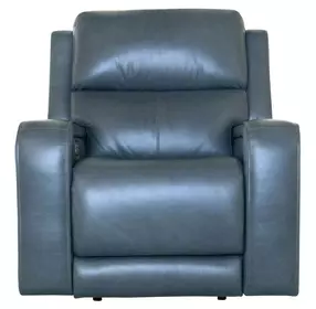 Oasis Storm Leather Zero Gravity Power Recliner with USB Charging and Heat Massage