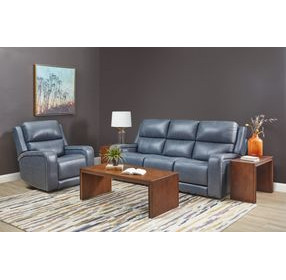 Oasis Storm Leather Zero Gravity Power Reclining Living Room Set