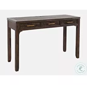 Gramercy Dark Chevron Desk