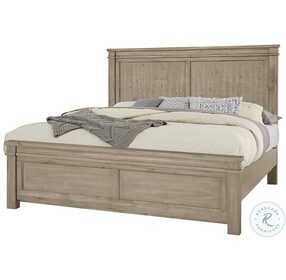 Cool Rustic Clear Maple California King Mansion Bed