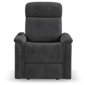 Luma Gray Performance Fabric Power Lift Recliner with USB Charging and Heat Massage