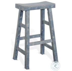 Seabright Blue Barstool Set of 2