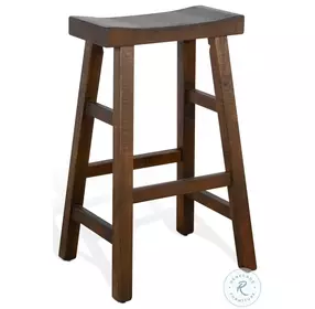 Havenstead Dark Brown Barstool Set of 2