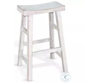 Autumn Echo White Sand Barstool Set of 2