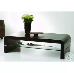 690 Dark Oak Modern Coffee Table