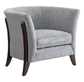 Laurel Canyon Blue Upholstered Westgate Accent Chair