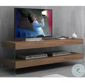Elm Walnut Mini TV Stand